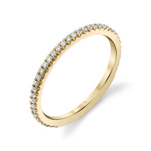 Classic Diamond Stackable Band